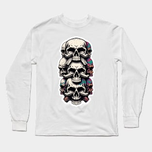 Skulls Long Sleeve T-Shirt